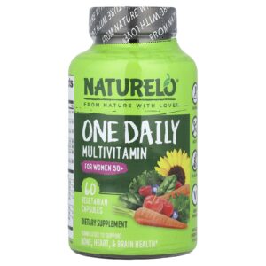 NATURELO One Daily Multivitamínico Para Mulheres Acima de 50 Anos 60 Cápsulas Vegetarianas
