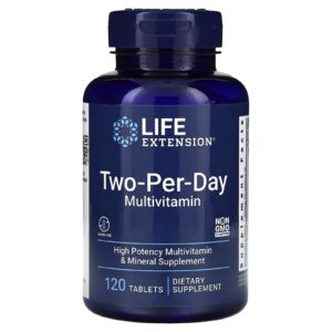 Life Extension Multivitamínico 2 por Dia 120 Comprimidos