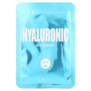 Lapcos Máscara Asiática de Ácido Hialurônico Hidratante 1 Folha 25 ml (084 fl oz)