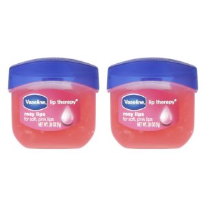 Vaseline Lip Therapy® Lábios Rosados Embalagem com 2 Unidades 7 g (025 oz) Cada