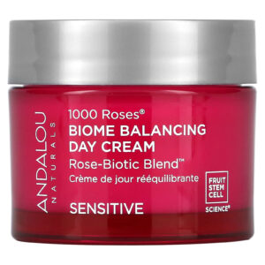 Andalou Naturals 1000 Rosas Creme de Dia para Equilíbrio Bioma Sensível 50 g (17 oz)
