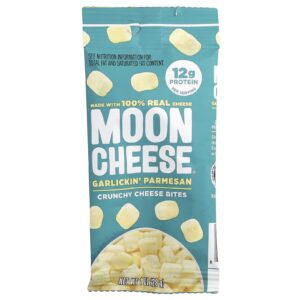 Moon Cheese Cheese Bites Crocantes Parmesão com Garlique 28 g (1 oz)