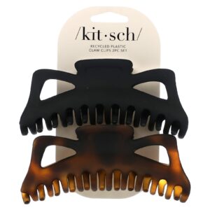 Kitsch Clips Claw Jumbo Classic Black & Tort Conjunto de 2 unidades
