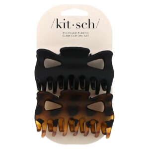 Kitsch Clips de Garra Grande Preto e Delito Conjunto de 2 unidades