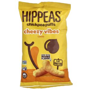 Hippeas Puffs de Grão-de-Bico Cheezy Vibes™ 113 g (4 oz)