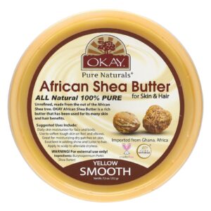 Okay Pure Naturals Manteiga de Karité Africana Para Pele e Cabelo 212 g (75 oz)