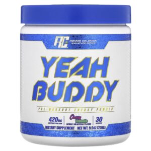 Ronnie Coleman Signature Series Yeah Buddy Pó Energético Pré-treino Cereja Limeade 270 g (95 oz)