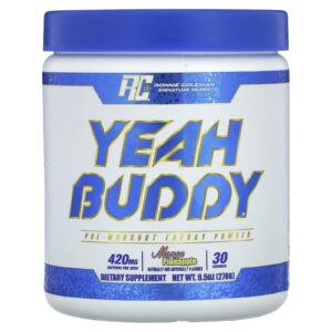 Ronnie Coleman Signature Series Sim Buddy Pó Energético Pré-treino Manga e Abacaxi 270 g (95 oz)
