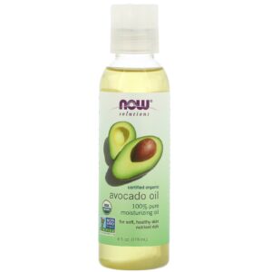 NOW Foods Solutions Óleo de Abacate Orgânico 118 ml (4 fl oz)