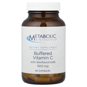 Metabolic Maintenance Vitamina C Tamponada com Bioflavonoides 90 Cápsulas