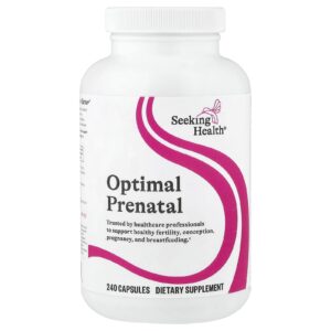 Seeking Health Optimal Prenatal 240 Cápsulas