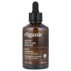 Cliganic Drop of Weightless Moisture™ Óleo de Argão Orgânico 120 ml (4 fl oz)