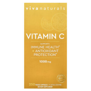 Viva Naturals Vitamina C 1.000 mg 250 Cápsulas Vegetais