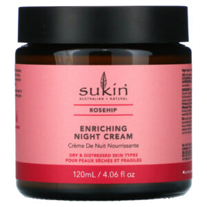 Sukin Creme Enriquecedor de Noite Rosa Mosqueta 120 ml (406 fl oz)