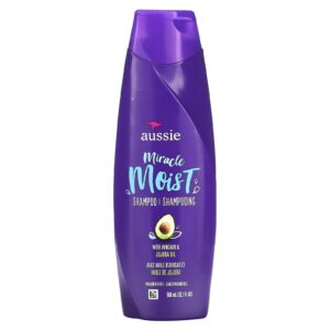 Aussie Miracle Moist Shampoo Óleos de Abacate e Jojoba 360 ml (121 fl oz)