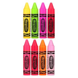 Lip Smacker Crayola Balm Labial Pacote para Festa 8 Unidades 4 g (014 oz) Cada