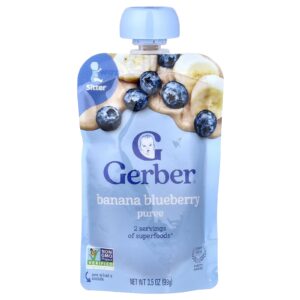 Gerber Puree Siter Banana e Mirtilo 99 g (35 oz)