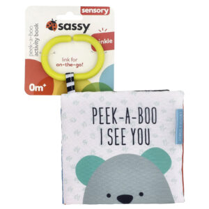 Sassy Livreto de Atividade Peek-A-Boo A partir de 0 Meses 1 Unidade