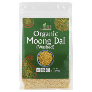 Jiva Organics Moong Dal Orgânico Lavado 908 g (2 lb)