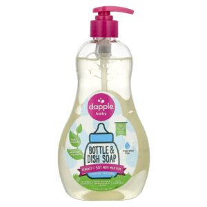 Dapple Baby Detergente para Garrafas e Louça Sem Perfume 500 ml (169 fl oz)