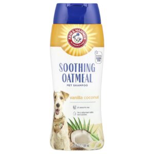 Arm & Hammer Shampoo Calmante de Aveia para Animais de Estimação Baunilha e Coco 591 ml (20 fl oz)