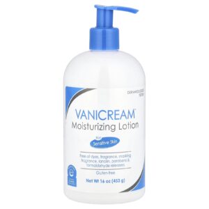 Vanicream Loção Hidratante Para Pele Sensível Sem Perfume 453 g (16 oz)