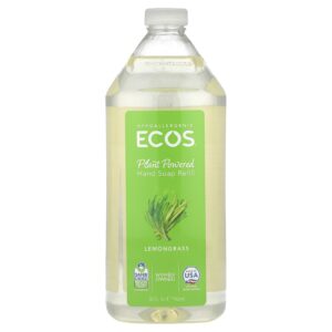 Earth Friendly Products Ecos® Refil de Sabonete para as Mãos à Base de Plantas Capim-limão 946 ml (32 fl oz)
