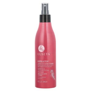 Luseta Beauty Queratina Condicionador Leave-In Para Cabelos Finos e Secos 251 ml (85 fl oz)