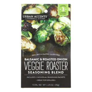 Urban Accents Mistura de Temperos para Vegetais Assados Balsâmico e Cebola Assada 35 g (125 oz)