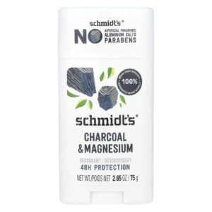 Schmidts Desodorante Carvão Vegetal e Magnésio 75 g (265 oz)