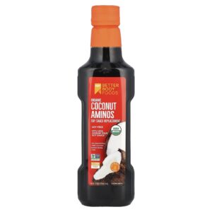 BetterBody Foods Coco Orgânico Aminos Substituto de Molho de Soja 500 ml (169 fl oz)