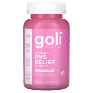 Goli Nutrition Alívio da TPM para Mulheres 60 Gomas