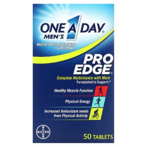 One-A-Day Pro Edge para Homens Multivitamínico Completo com Mais 50 Comprimidos