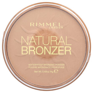 Rimmel London Natural Bronzer pó bronzeador à prova d’água 021 Sun Light 14 g
