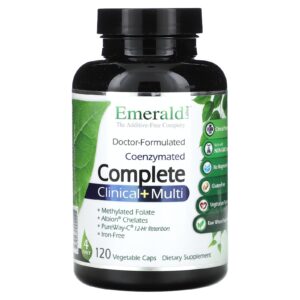 Emerald Laboratories Clínico Completo Coenzimado + Multi 120 Cápsulas Vegetais