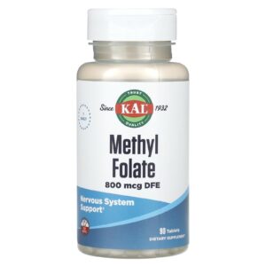 KAL Folato de Metila 800 mcg DFE 90 Comprimidos