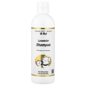 California Gold Nutrition Shampoo para Animais de Estimação Cães e Gatos Lavanda 473 ml (16 fl oz)