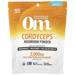 Om Mushrooms Cogumelo em Pó Cordyceps 200 g (705 oz)