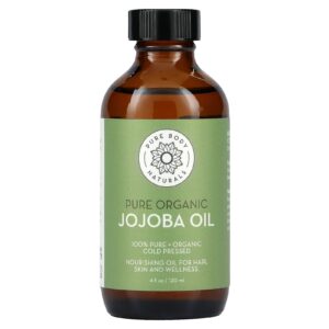 Pure Body Naturals Óleo de Jojoba Orgânico Puro 120 ml (4 fl oz)