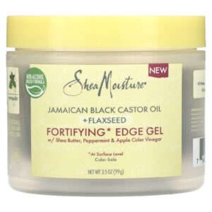SheaMoisture Óleo de Rícino Preto Jamaicano + Linhaça Gel Fortificante 99 g (35 oz)