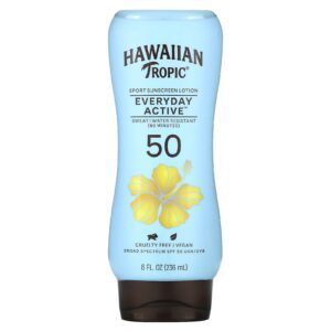 Hawaiian Tropic Island Sport protetor solar de amplo espectro FPS 50 Light Tropical 236 ml