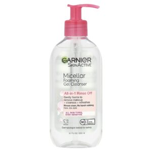 Garnier SkinActive Gel de Limpeza Micelar Espumante All-in-1 Rinse Off 200 ml (67 fl oz)