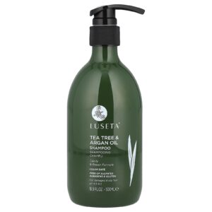 Luseta Beauty Shampoo de Melaleuca e Óleo de Argão para Cabelos Danificados e Oleosos 500 ml (169 fl oz)