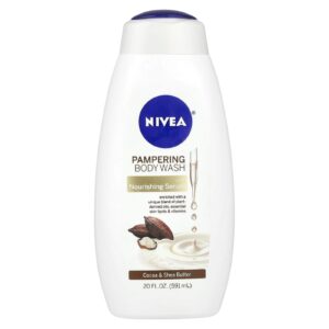 Nivea Sabonete Líquido para Cuidados com a Pele Cacau e Manteiga de Karité 591 ml (20 fl oz)