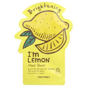 TonyMoly Im Lemon Folha de Máscara Iluminadora 1 Folha 21 g (074 oz)