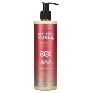 Alaffia Lindos Cachos Condicionador Leave-In Ativador de Cachos Curly a Kinky Manteiga de Karité Não Refinada 354 ml (12 fl oz)
