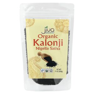 Jiva Organics Kalonji Orgânico Nigella Sativa 200 g (7 oz)