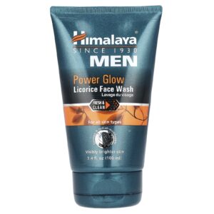 Himalaya Men Power Glow Sabonete Líquido Facial de Alcaçuz 100 ml (34 fl oz)