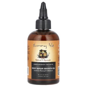 Sunny Isle Óleo de Rícino Preto Jamaicano Óleo Reparador para o Crescimento da Raiz 118 ml (4 fl oz)