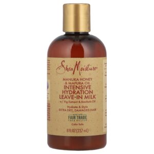 SheaMoisture Mel de Manuka e Óleo de Mafureira Leite Leave-In de Hidratação Intensiva 237 ml (8 fl oz)